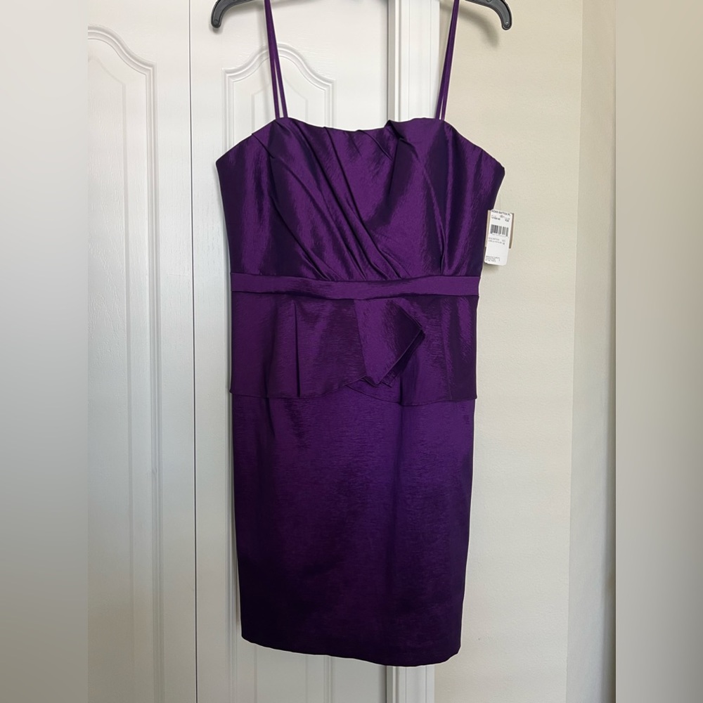 NWT Aidan Mattox Cocktail Strapless Dress Size 12